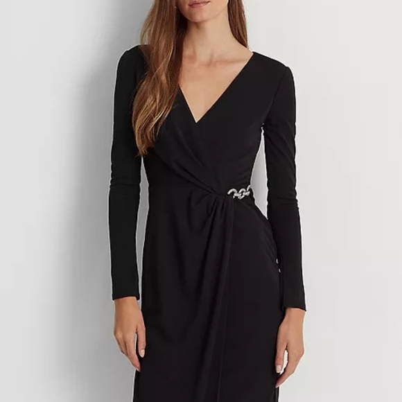 Ralph Lauren Faux Wrap Dress NWOT - Picture 7 of 10